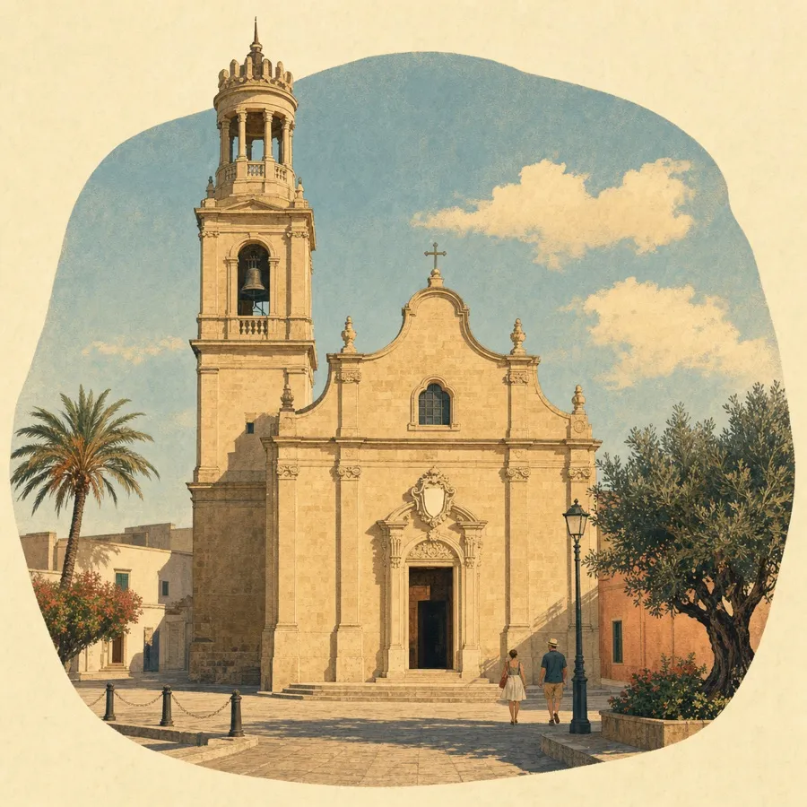 The civic coat of arms over the portal and the unusual bell-tower crown