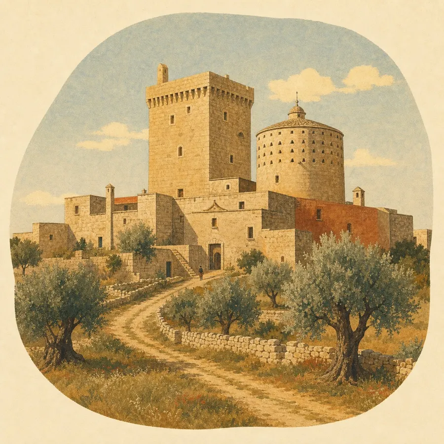 Celsorizzo tower in the countryside