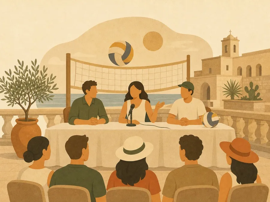 Conferenza stampa Evento Beach Volley — Memorial Claudio Baglivo
