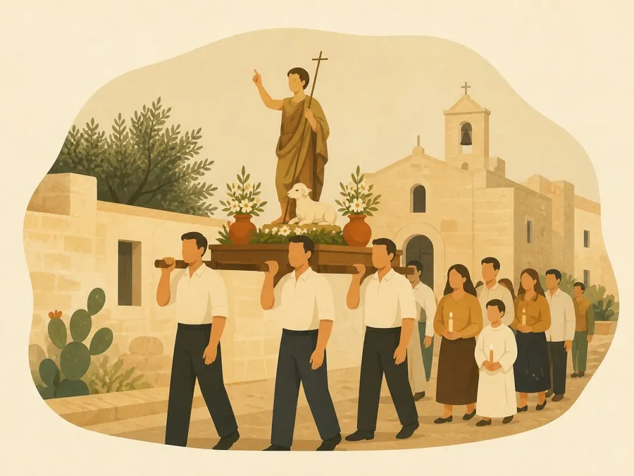 Festeggiamenti in onore di San Giovanni — Processione